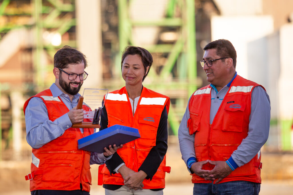 El presidente Boric visita las instalaciones de ENGIE en Tocopilla